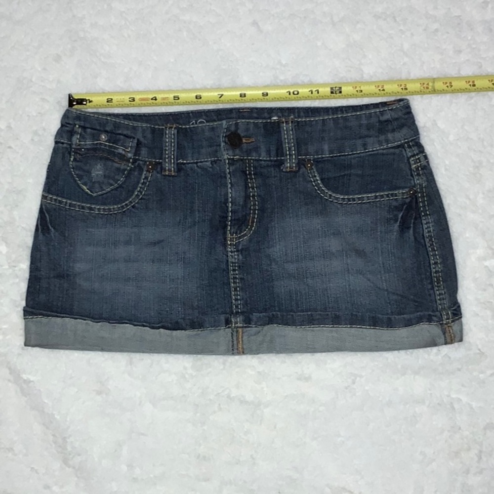Refuge Denim Skirt from Charlotte Russe (Size 9)